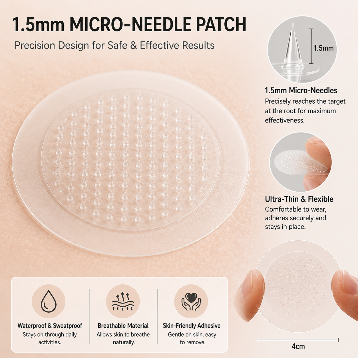 🚩TopSpire®🔥🐟Advanced Microneedle Skin Tag Removal Patch for Fast, Visible Results